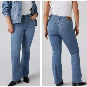 LEVI'S 726 Flare Blue Wave Mid‎ A34100026 Womens 31 x 30